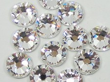 10ss CRYSTAL viva UNFOILED FLAT BACK PRECIOSA Rhinestones 1gr.