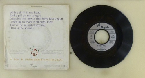 7" Single Vinyl - Spandau Ballet – True - S8542 K52 - Picture 2 of 2