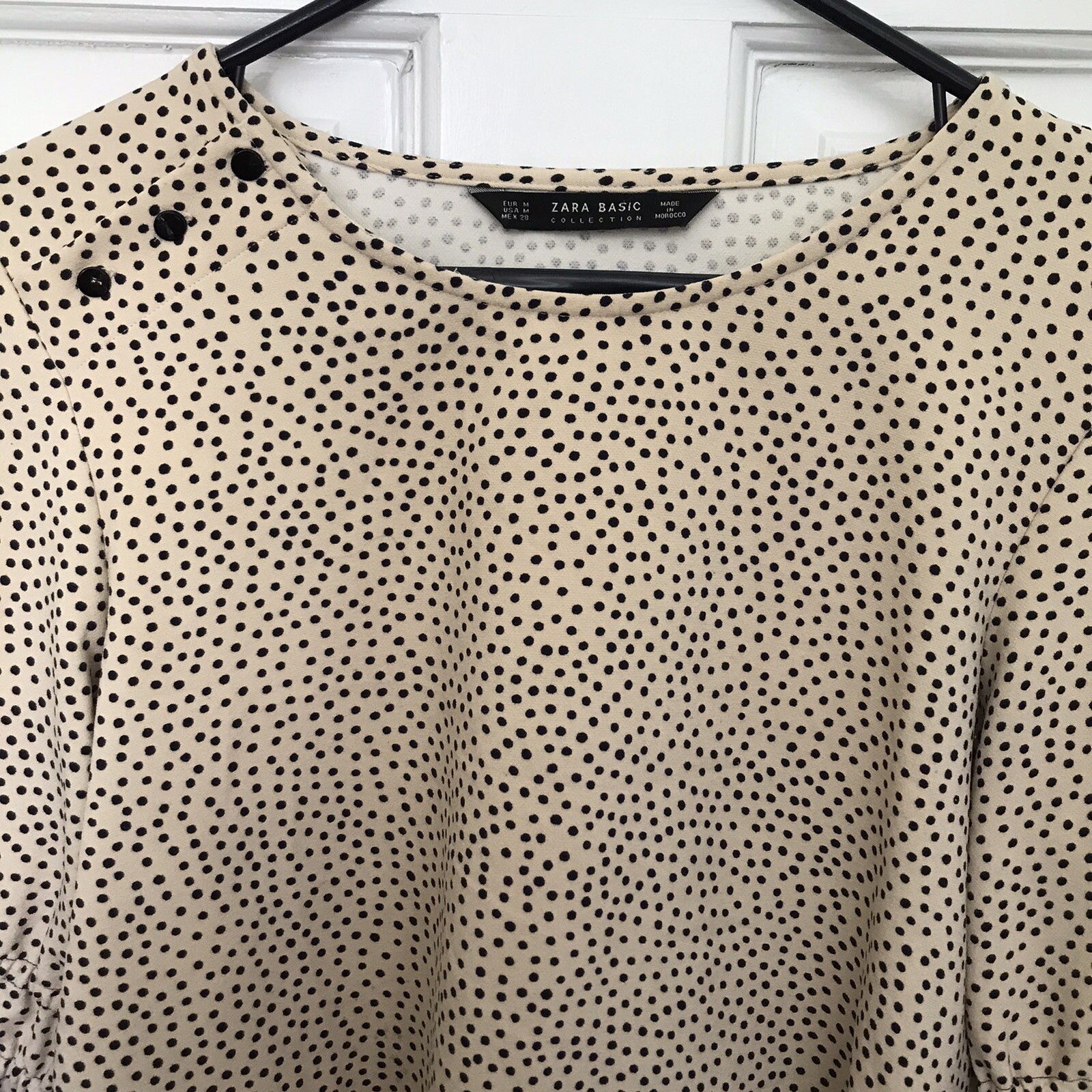 Zara Basic Collection Polka Dot Balloon Bell Slee… - image 2