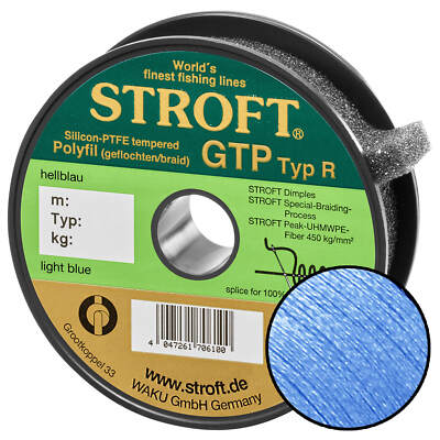 STROFT GTP Type R Braided Fishing Line 125M Light Blue