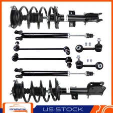 For 2009-2014 Nissan Maxima Front Rear Complete Struts Shocks Sway Bar Set