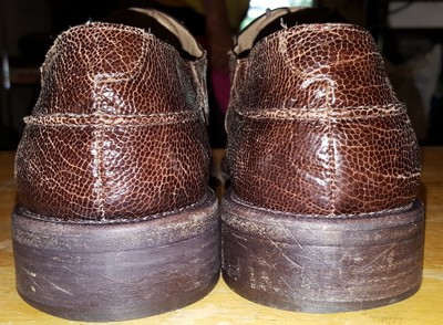 R. Martegani oxfords square toe made in ITALY size 8 1/2  display picture 3