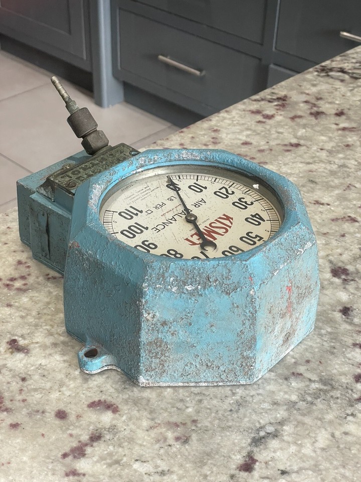 Vintage Kismet Garage Air Pump Meter Automobilia eBay