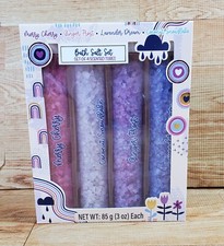 Bath Salt Set of 4 Scented Tubes UStyle NEW