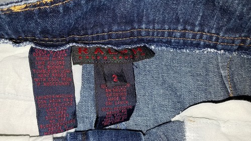 RALPH by RALPH LAUREN Short Blue Denim Skirt Size 2 - Picture 3 of 5