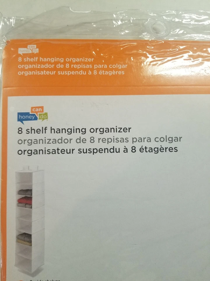 Honey Can Do 8-Shelf /Closet Organizer 12×54 - Image 3 of 4