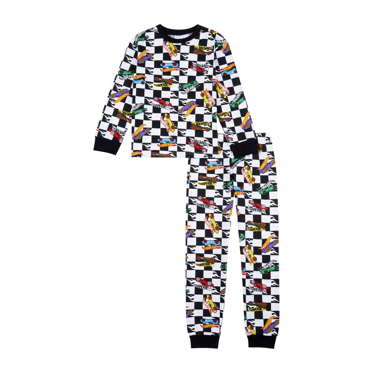 Hot Wheels Boys Pyjamas Racing Car Pjs Set, Official Hot Wheels