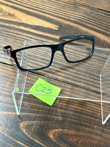 Oakley Currency OX8026-0154 Men's Satin Black Full Rim Square Eyeglasses Frame - 第 2/8 張圖片