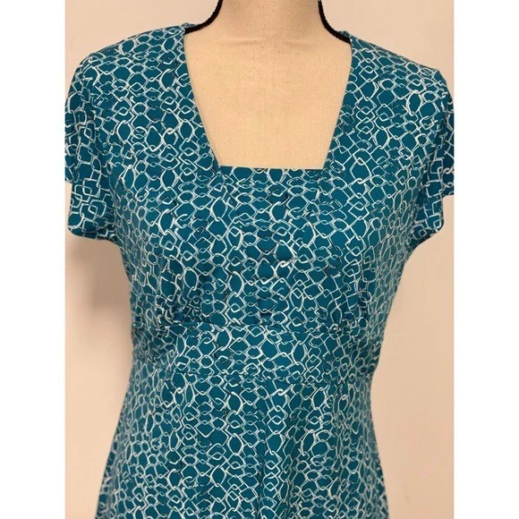 Nine & Co by Nine West 短袖衬衫蓝色 L 码 — 第 2/4 张图片