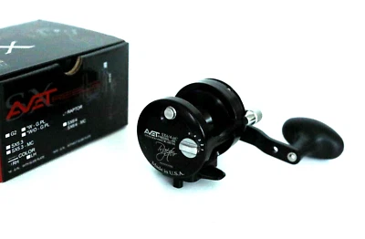 Avet SX6/4 MC RAPTOR 2-Speed Lever Drag Casting Reel MC Cast - BLACK Right Hand