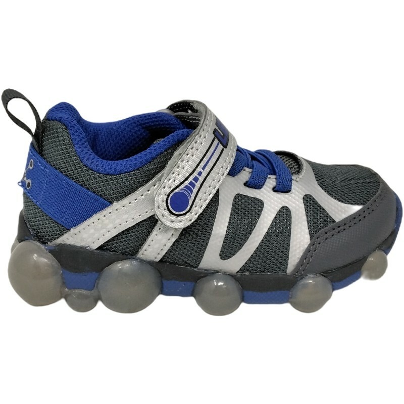 Stride Rite Leepz Big Boys Various Size Athletic Shoes Grey Blue NWB