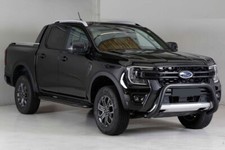 Schwarz matter Frontschutzbügel Frontbügel passend für Ford Ranger 23- Wildtrak