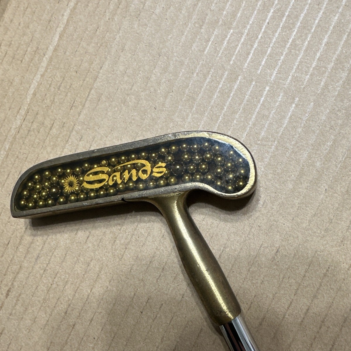 J.C. Smith Putter Unique Ball Bearing Gold Tone 35