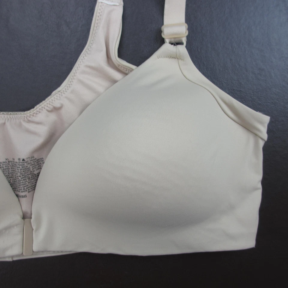 Sujetador Hanes Talla XL Tostado Acolchado Inalámbrico Cierre Ajustable Espalda Foto 4 de 4