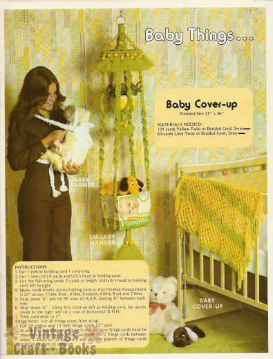 Macrame for Everyday Living Vintage Instruction Book NEW 1978 Plant Hangers Rack