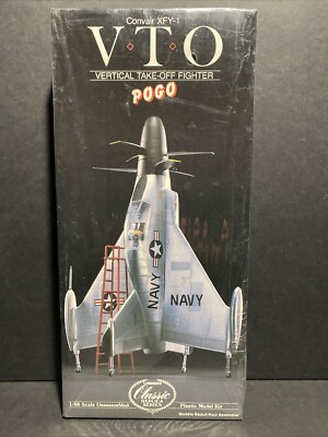 1/48 Lindberg Aircraft Model Kit Convair XFY-1 VTO Pogo Factory Sealed