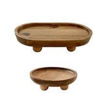 Kleiner Holzständer für Präsentationsständer aus Holz für Thekentisch im