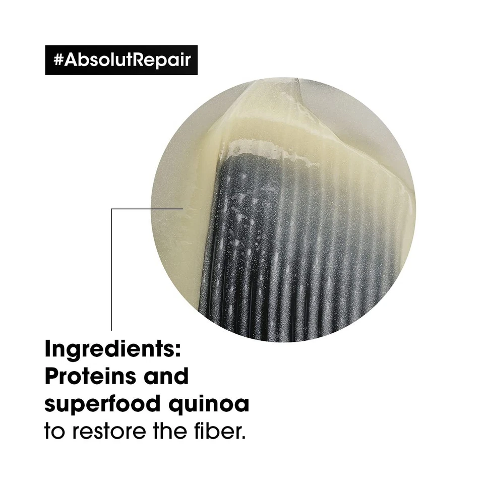 L'Oreal Professionnel Absolut Repair Shampoo 300 ml & Haarmaske 250 gm Kombi - Bild 4 von 4