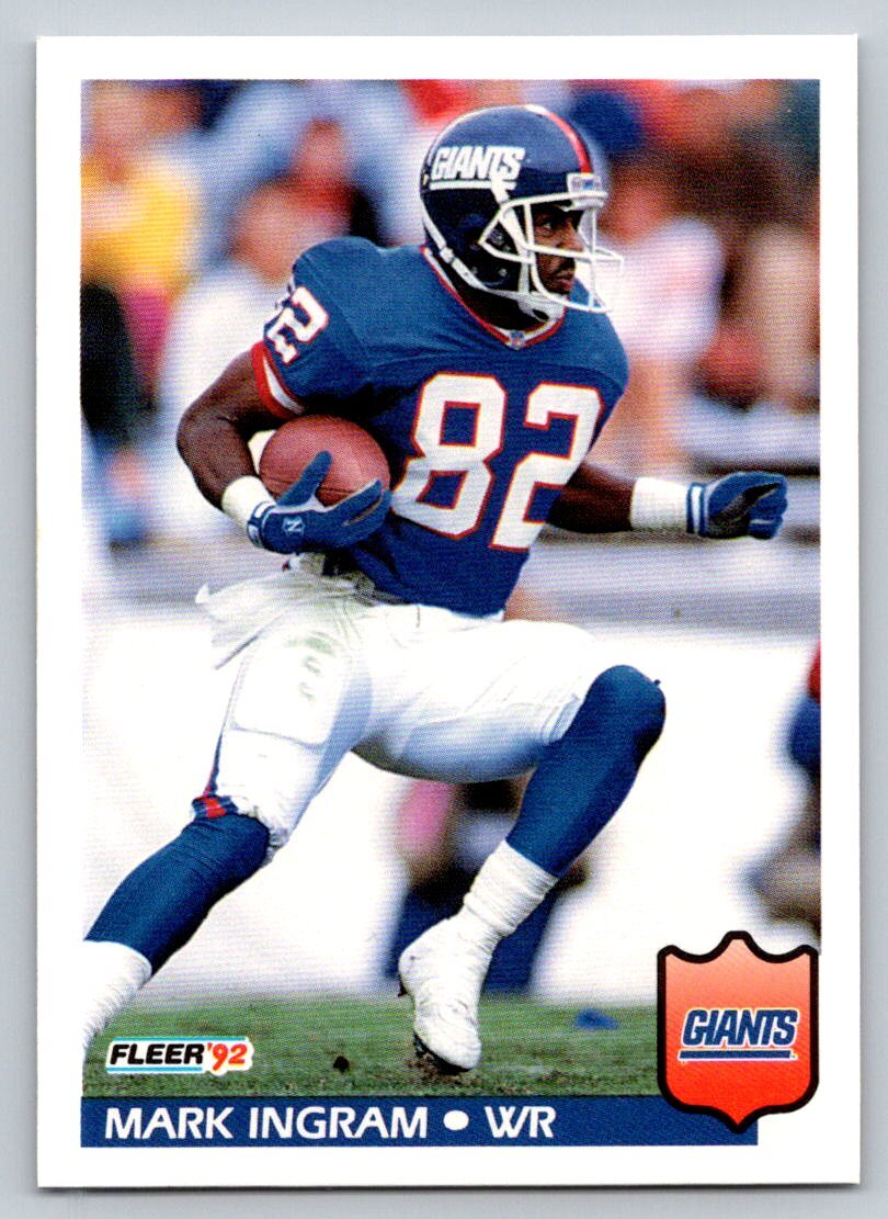 1992 Fleer #294 Mark Ingram New York Giants