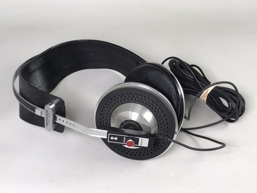 Vintage Pioneer SE-6 Stereo Headphones 1980's Retro MCM - Works Great