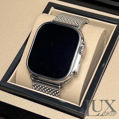 HERMES Apple Watch Ultra 2 49mm Diamond Polished | eBay