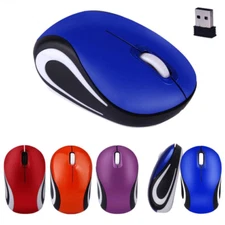 Fashion Cute MINI 2.4 GHz Wireless Optical Mouse Small Mice For PC Laptop