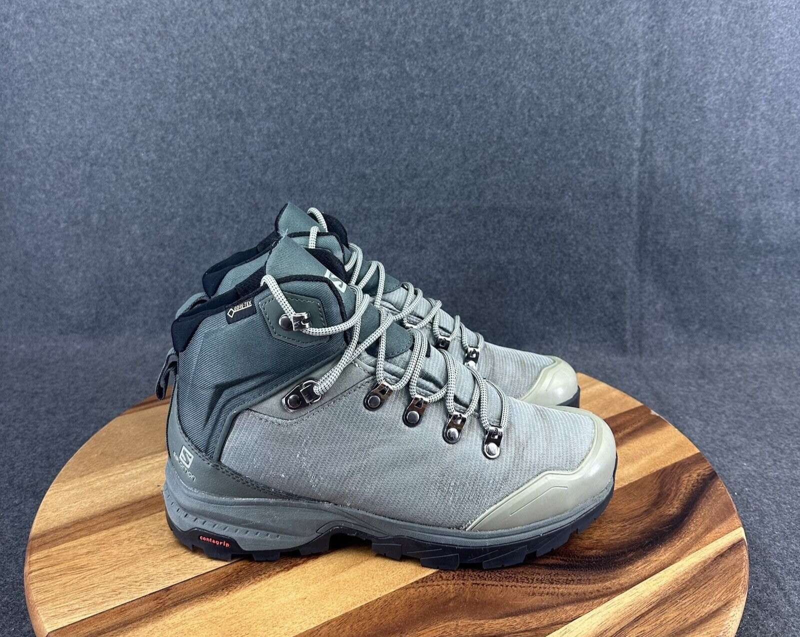 Salomon Stivali da Escursionismo Donna Outback 500 GTX US 7 5 Verdi Hi top 407457