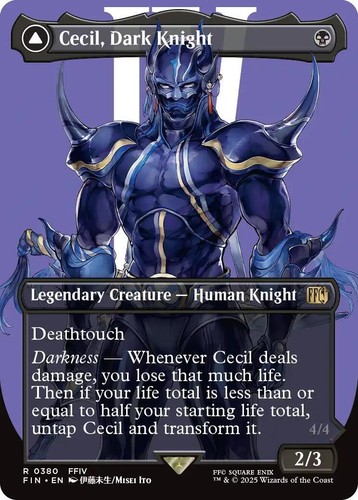 Foil Darkness Of Eternity (dark Ritual) (showcase) Final Fantasy