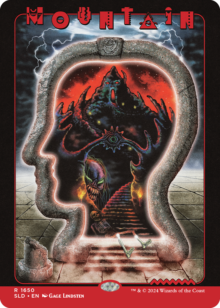 Magic the Gathering MTG Secret Lair x Brain Dead: Lands (Non Foil