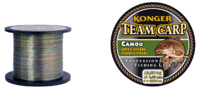 TEAM CARP CAMOU 0.35/1000 KONGER ANGELSCHNUR