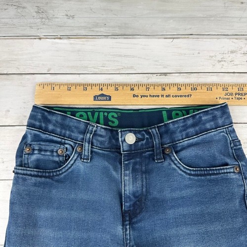 Levi's 511 Performance Slim Blue Jeans Boys Size 8 Reg 24x25 (measures 24x22.75) - Picture 8 of 11