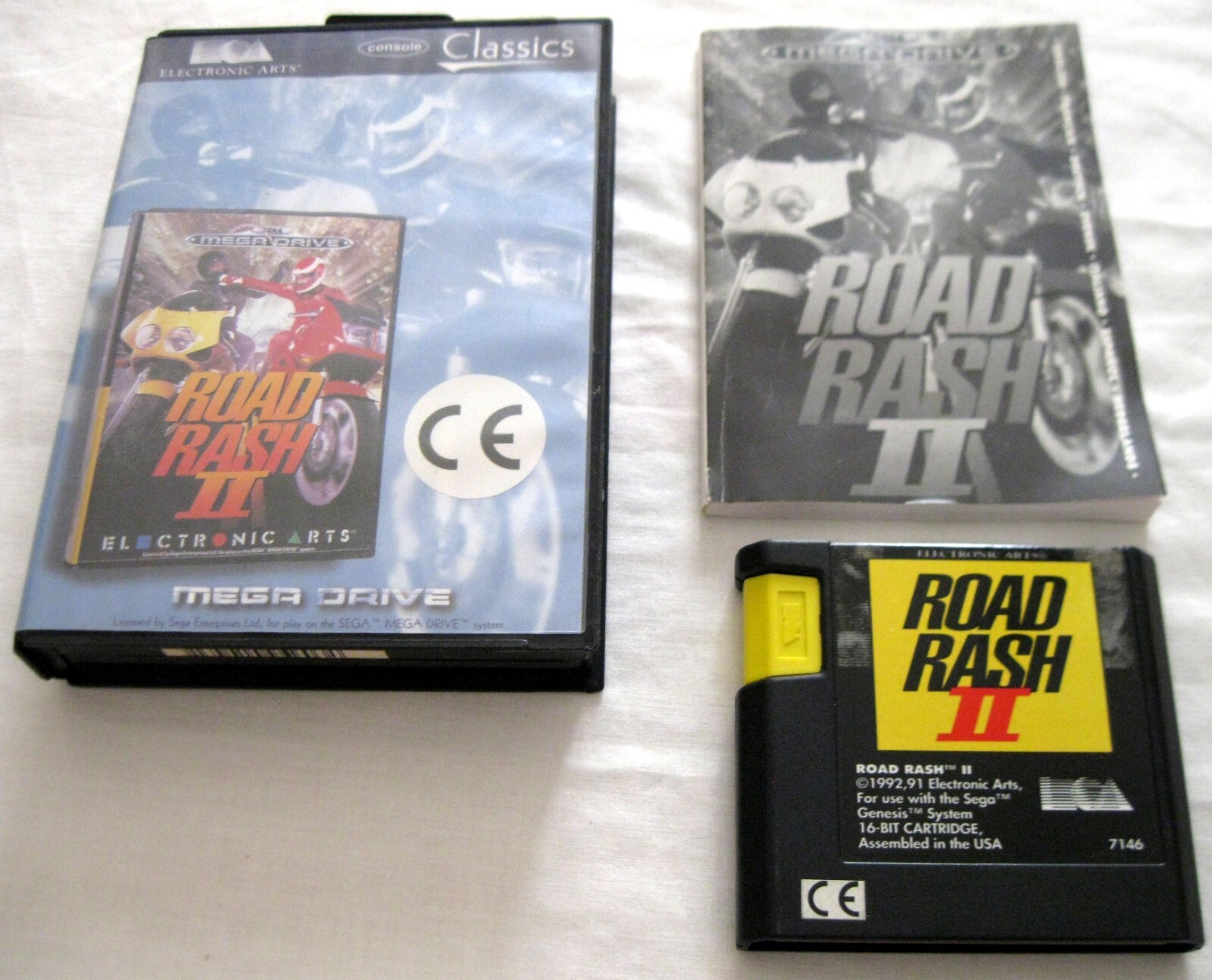 road rash 2 classics authentique version originale sega megadrive