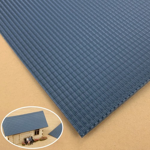 Simulation Tiles Roof Sheet O Scale Model Accessory for DIY Miniatures