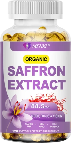 Safran Extrakt Kapseln Stoffwechsel Booster natürlicher Appetitzügler Softgel - Bild 9 von 12