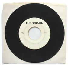 FLIP WILSON GENERIC WHITE LABEL PROMO COMEDY RARE 45 7