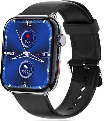 Smartwatch Herren Damen mit Telefonfunktion Sportuhr Armbanduhr für Android IOS