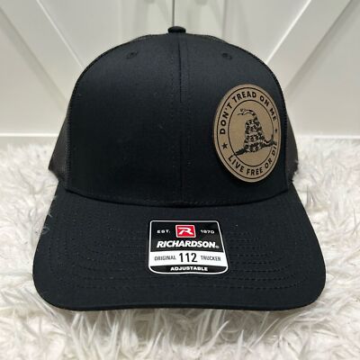 Laser engraved Don't tread on Richardson 112 trucker