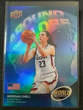 Morgan Cheli 2025 Upper Deck World of Sports Around The Globe Blue RC #ATG-MC