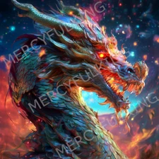 Dragon - Digital AI Art Image (4k HD) High Resolution Print Download