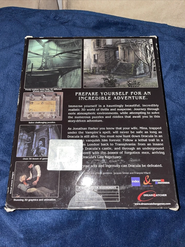 Vintage BIG BOX 2001 Dracula The Last Sanctuary Dream Catcher Horror Vampires - Image 3 of 4