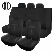 For Honda Car Seat Covers Polyester Full Set 5 Seats Front Rear Split Protectors