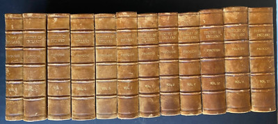1856 to 1870 1st in 12 vols HISTORY OF ENGLAND, FROUDE, complete FREE EXPRESS WW