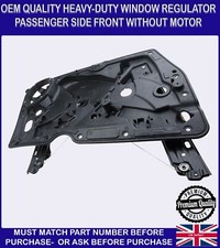 WINDOW REGULATOR FRONT PASSENGER LEFT SIDE VW GOLF MK6 09-12 5K1 HATCHBACK