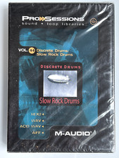 M-Audio Pro Sessions Vol44 Sound Loop Libraries - Discrete Drums Slow Rock Drums