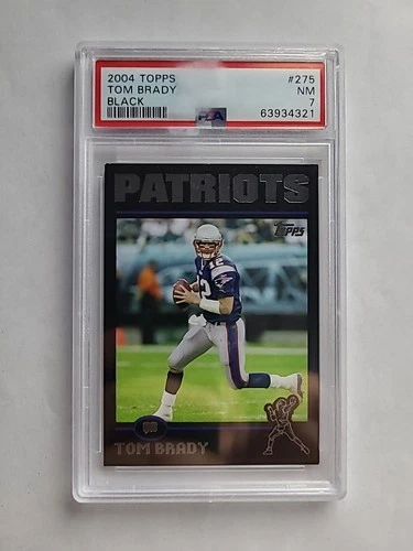2004 Topps - Tom Brady #275 Black /150 PSA 7
