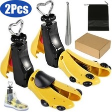 2-Piece Professional Shoe Stretcher - Adjustable Width/Length for Boots Shoes