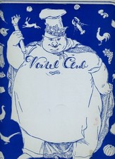 Diner de Gala du Vatel Club Menu Cuisiniers de Belgique 1989 E A Hermans Cover 