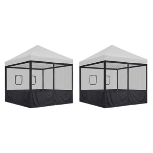 InstaHibit 8 Pcs 10 ft Pop Up Canopy Tent Sidewall Mesh Side Wall Party Canopy