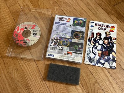 SEGA Virtua Cop 2 Sega Saturn with Case Manual 1-2 Players NTSC-U Reg Card