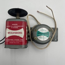 Lotto tweeter vintage Wolverine (voce elettrica) TW-35 corno e crossover CR 35 funzionanti